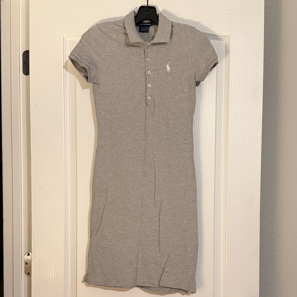 Ralph Lauren Light Gray Polo Dress